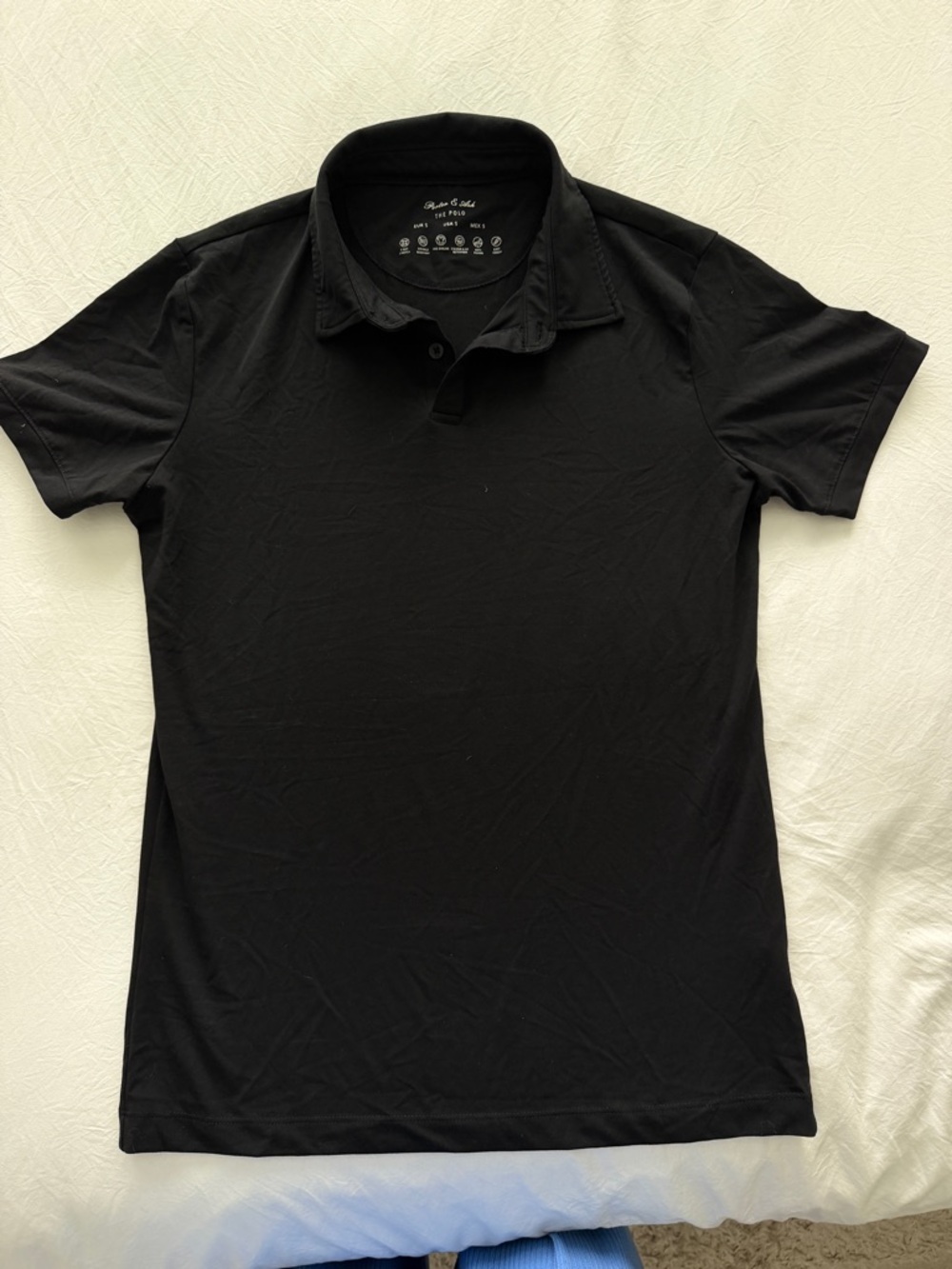 Men's Black Polo Shirt - Classic Everyday Polo